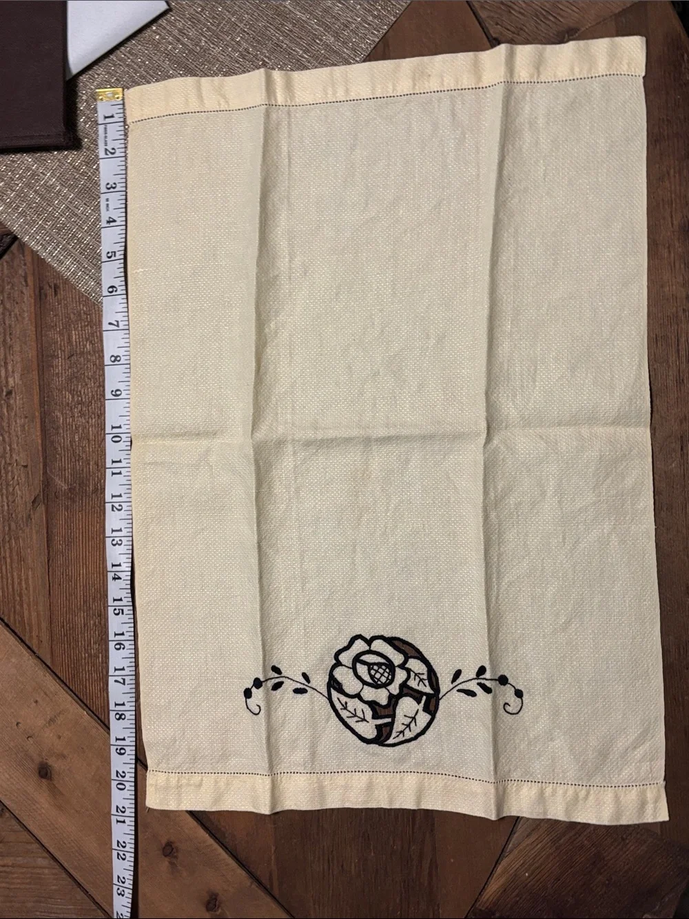 Vintage embroidered Tea Towel